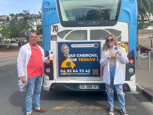 Notre publicité sur les bus